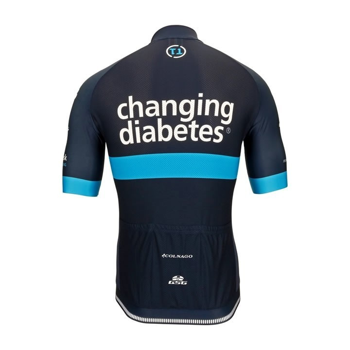 Maillot de ciclismo corto Changing Diabetes: comodidad y frescura en cada pedaleada