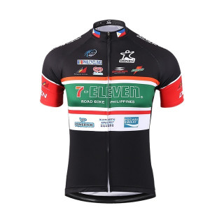 Maillot ciclismo corto 7 Eleven: comodidad y estilo para tus rutas