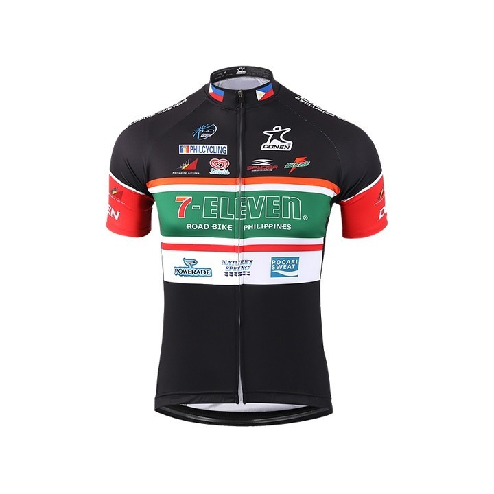 Maillot ciclismo corto 7 Eleven: comodidad y estilo para tus rutas