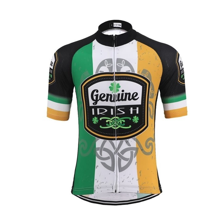 Maillot ciclismo corto Irish: comodidad y frescura en cada pedaleada