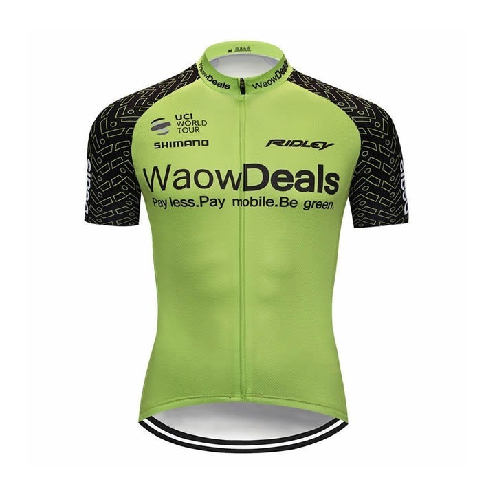 Maillot ciclismo corto WaowDeals para ciclistas cómodos y frescos