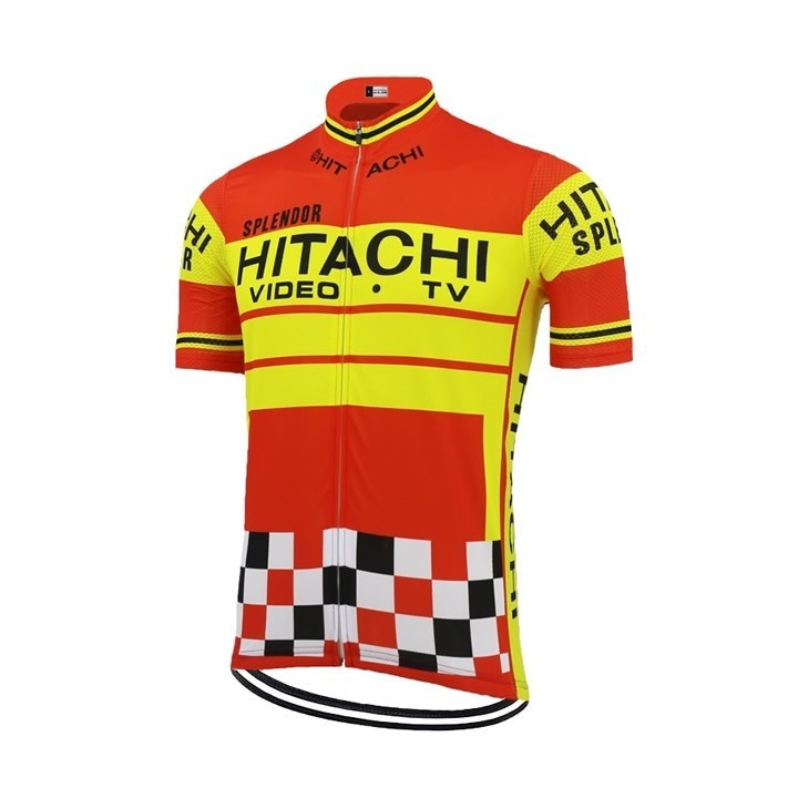 Maillot de ciclismo corto Hitachi: comodidad y frescura para tus rutas