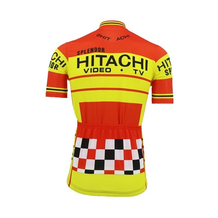 Maillot de ciclismo corto Hitachi: comodidad y frescura para tus rutas