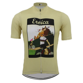 Maillot ciclismo corto Eroica: comodidad y frescura para tus rutas