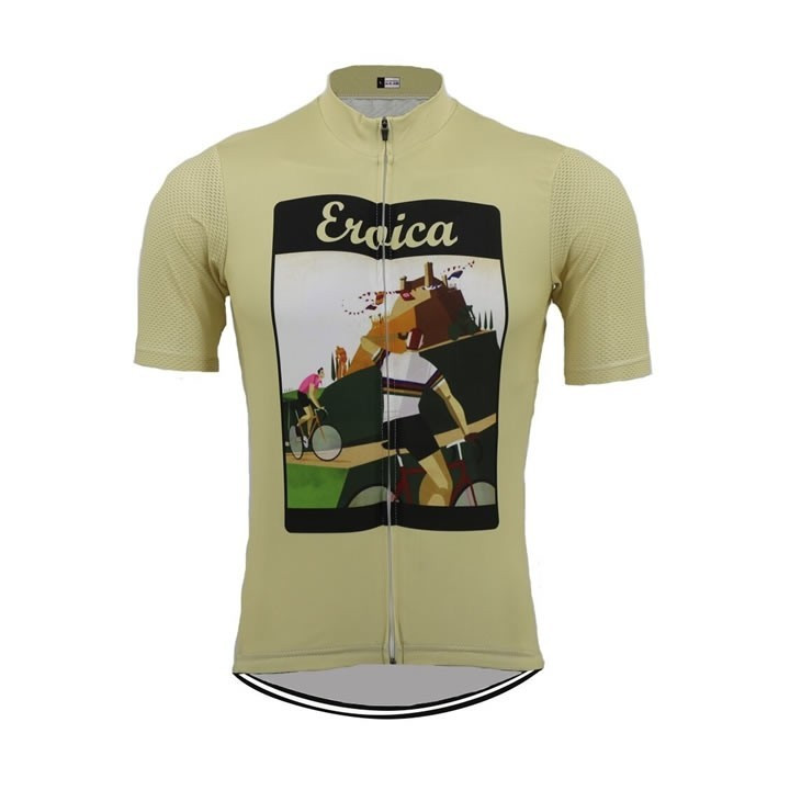 Maillot ciclismo corto Eroica: comodidad y frescura para tus rutas