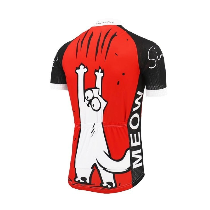 Maillot de ciclismo corto Simons Cat: comodidad y frescura para tus rutas