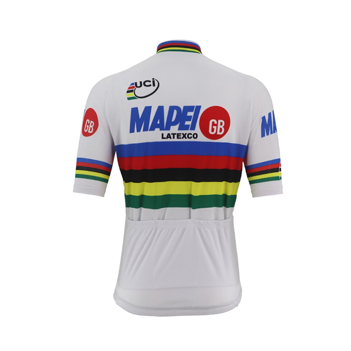Maillot corto Mapei: comodidad y estilo para tus rutas en bici