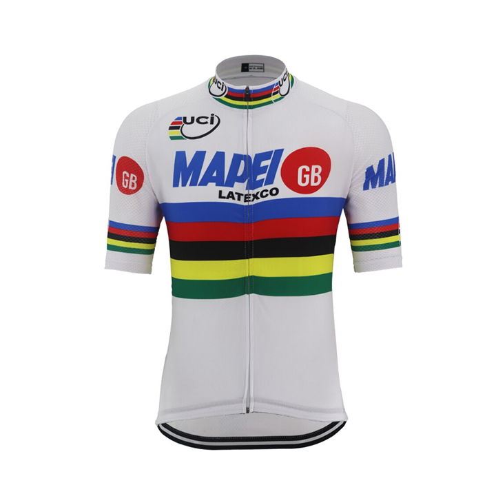 Maillot corto Mapei: comodidad y estilo para tus rutas en bici