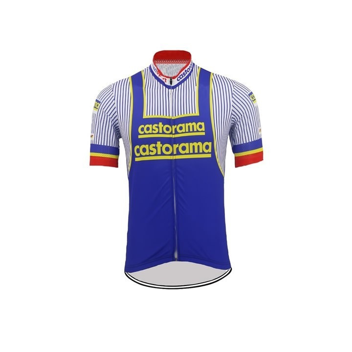 Maillot de ciclismo corto Castorama: comodidad y estilo para pedalear