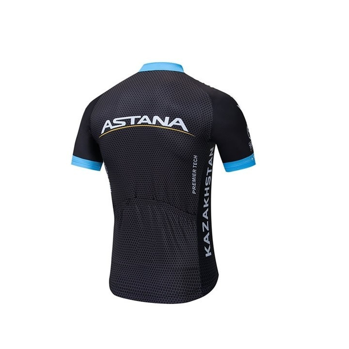 Maillot de ciclismo corto Astana: comodidad y frescura para tus rutas