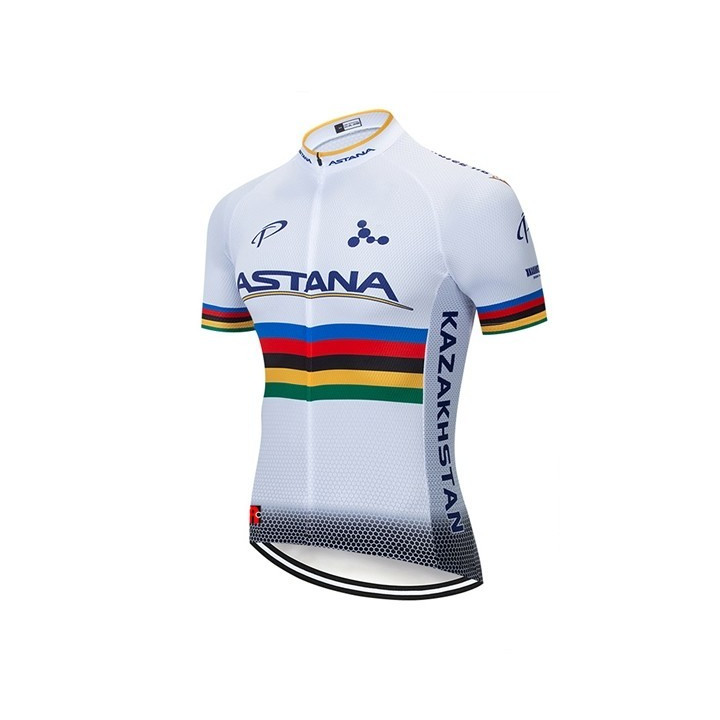 Maillot corto de ciclismo Astana: comodidad y estilo para tus rutas