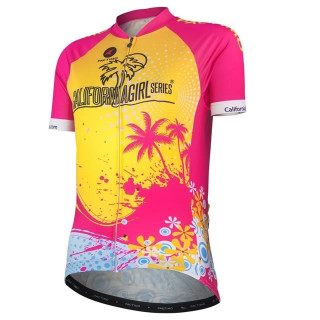 Maillot de ciclismo corto California Girl para disfrutar al máximo tus rutas