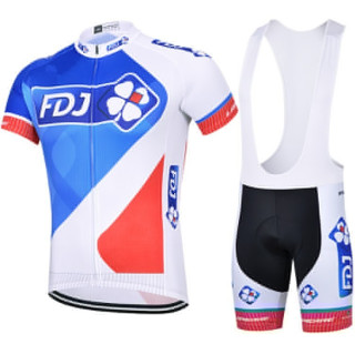 Conjunto corto de ciclismo FDJ: comodidad y estilo para tus rutas