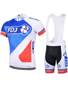 Conjunto corto de ciclismo FDJ: comodidad y estilo para tus rutas