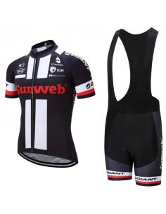 Conjunto corto de ciclismo Sunweb: comodidad y estilo para tus rutas