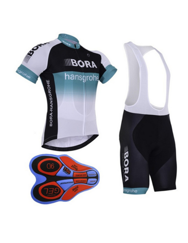 Conjunto de ciclismo corto Bora: comodidad y frescura para tus paseos