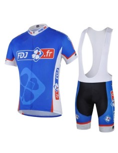 Conjunto corto de ciclismo FDJ: comodidad y frescura para tus rutas
