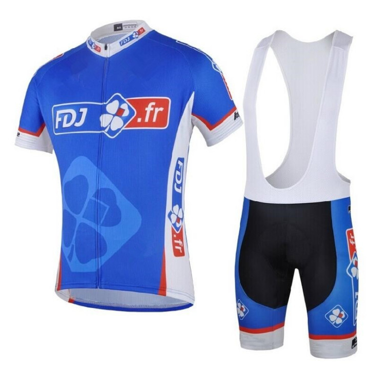 Conjunto corto de ciclismo FDJ: comodidad y frescura para tus rutas