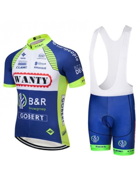 Conjunto corto de ciclismo Wanty: comodidad y estilo para tus paseos