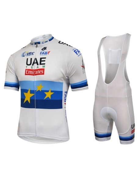 Conjunto corto de ciclismo UAE Team Emirates: comodidad y estilo para el verano