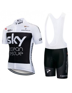 Conjunto de ciclismo corto SKY: comodidad y estilo para tus rutas