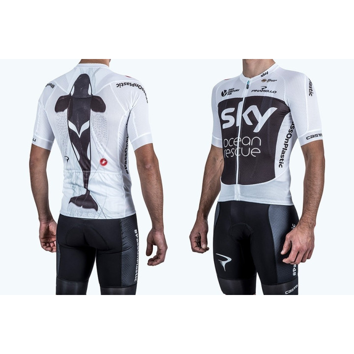 Conjunto de ciclismo corto SKY: comodidad y estilo para tus rutas