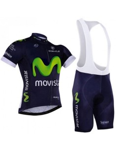 Conjunto corto de ciclismo Movistar: comodidad y estilo para tus paseos