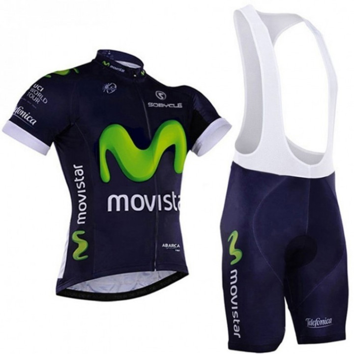 Conjunto corto de ciclismo Movistar: comodidad y estilo para tus paseos