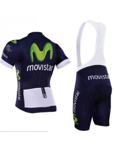 Conjunto corto de ciclismo Movistar: comodidad y estilo para tus paseos 2
