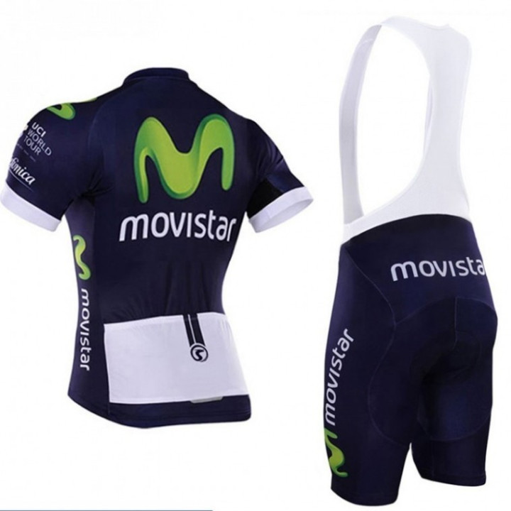 Conjunto corto de ciclismo Movistar: comodidad y estilo para tus paseos
