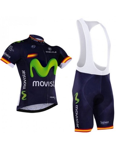 Conjunto corto de ciclismo Movistar para disfrutar del verano en la bici