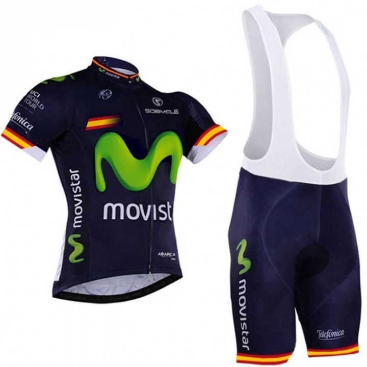 Conjunto corto de ciclismo Movistar para disfrutar del verano en la bici