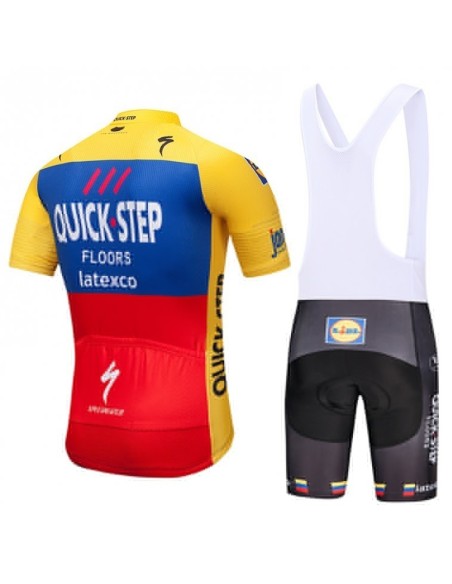 Conjunto Corto de Ciclismo Quick Step: Comodidad y Estilo para Este Verano