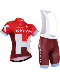 Conjunto corto de ciclismo Katusha: comodidad y frescura para tus paseos