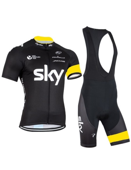 Conjunto de ciclismo corto SKY: comodidad y estilo para tus rutas