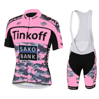 Conjunto corto de ciclismo Tinkoff: comodidad y frescura para tus rutas