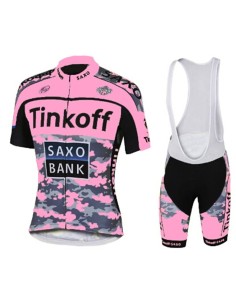 Conjunto corto de ciclismo Tinkoff: comodidad y frescura para tus rutas