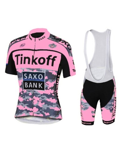 Conjunto corto de ciclismo Tinkoff: comodidad y frescura para tus rutas