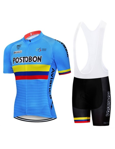 Equipación de ciclismo Manzana Postobón: comodidad y estilo para tus paseos