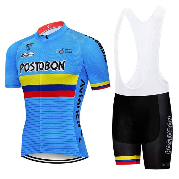 Equipación de ciclismo Manzana Postobón: comodidad y estilo para tus paseos