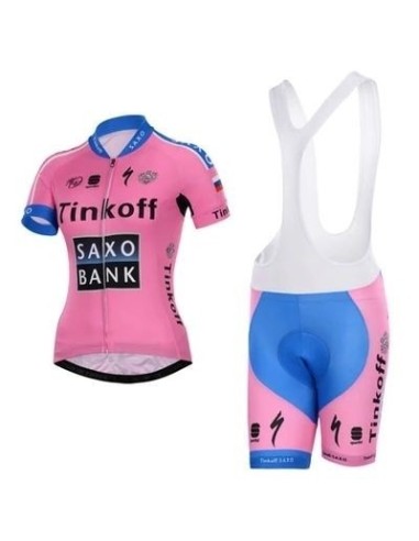 Conjunto corto de ciclismo Tinkoff: comodidad y estilo para tus rutas