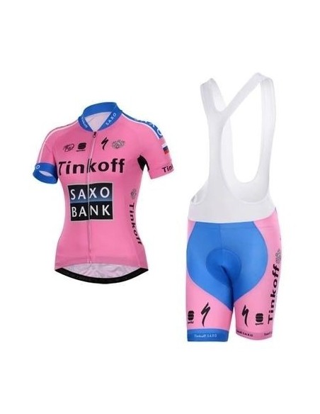 Conjunto corto de ciclismo Tinkoff: comodidad y estilo para tus rutas