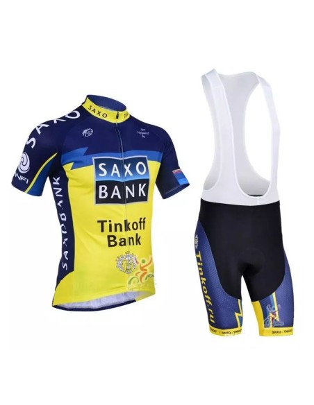 Conjunto corto de ciclismo Tinkoff: comodidad y estilo para tus paseos