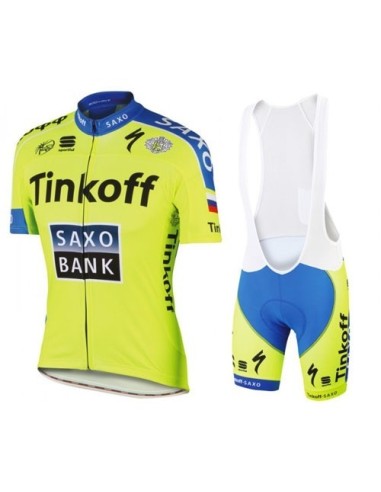 Conjunto de ciclismo Tinkoff: comodidad y frescura para tus paseos de verano
