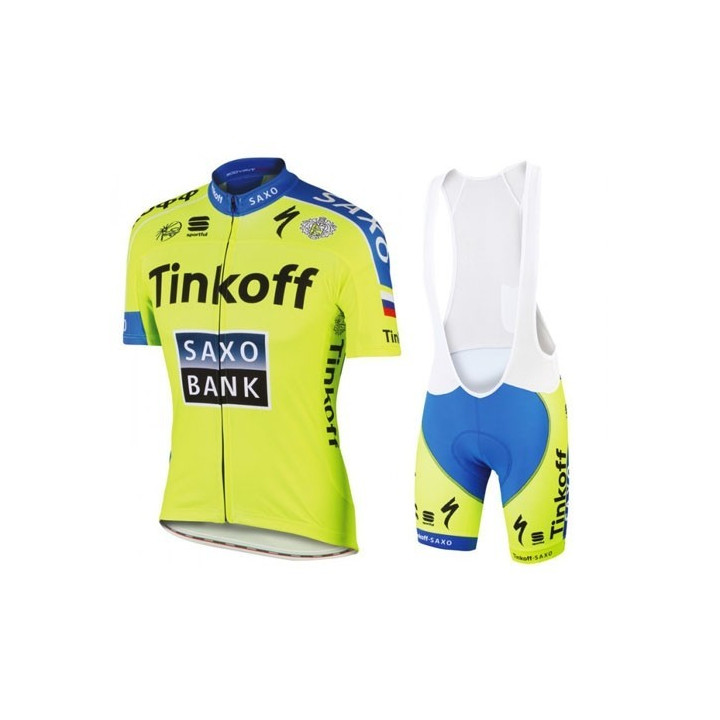 Conjunto de ciclismo Tinkoff: comodidad y frescura para tus paseos de verano