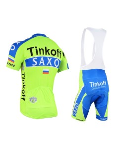 Conjunto de ciclismo Tinkoff: comodidad y frescura para tus paseos de verano 2
