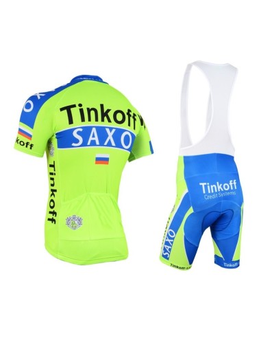Conjunto de ciclismo Tinkoff: comodidad y frescura para tus paseos de verano