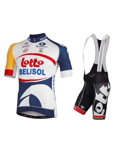 Conjunto corto de ciclismo Lotto: comodidad y calidad para tus rutas