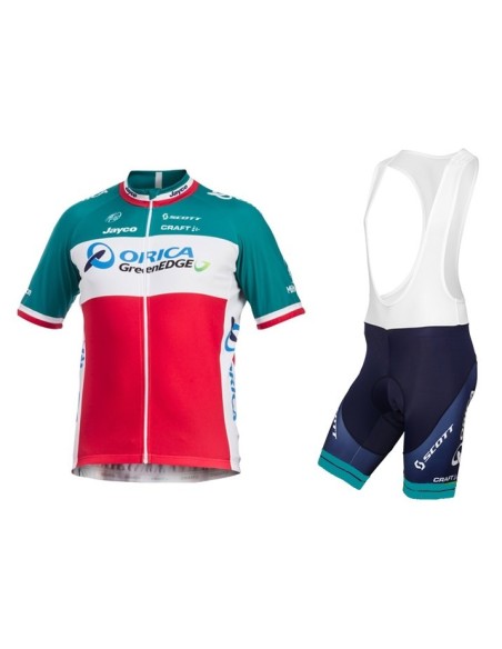 Conjunto corto de ciclismo Orica: comodidad y estilo para el verano