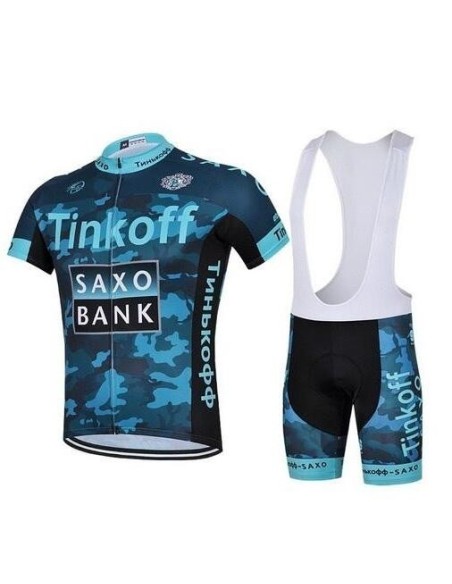 Conjunto corto de ciclismo Tinkoff: comodidad y estilo para tus rutas